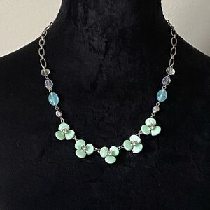 Stunning Beaded Floral Necklace